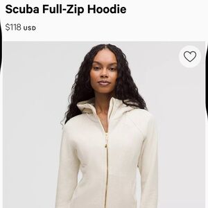 Lululemon Full Zip Scuba